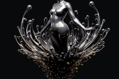 GeorgeAI_ferrofluid_statue_of_beautiful_aphrodite_49784e63-90a6-4ba9-afec-613dcdb94e45